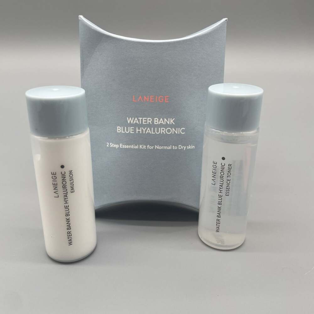 Laneige Water Bank Blue Hyaluronic 2-Step Kit Toner & Emulsion Normal Dry Skin